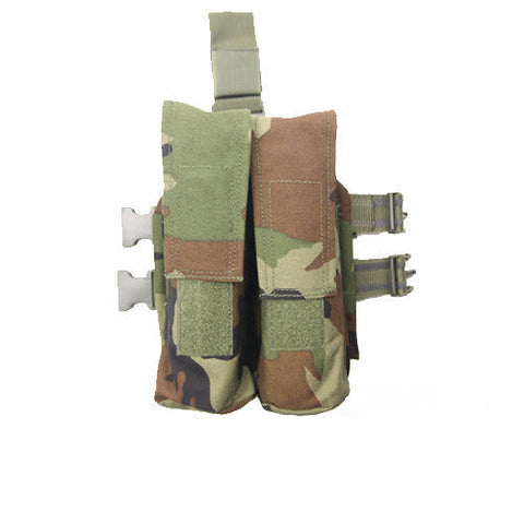 Double Pod Leg Pouch (Woodland)