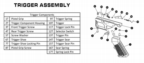 468-16T Trigger Sear Spring