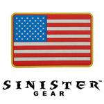 Sinister Gear "American Flag" PVC Patch - Color