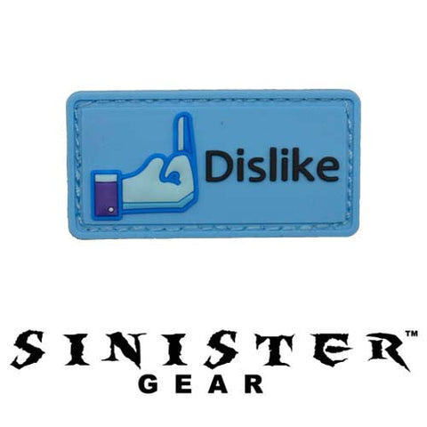 Sinister Gear "Dislike" PVC Patch - Color