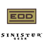 Sinister Gear "EOD" PVC Patch - Tan