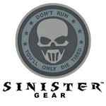 Sinister Gear "GRAW" PVC Patch - Grey