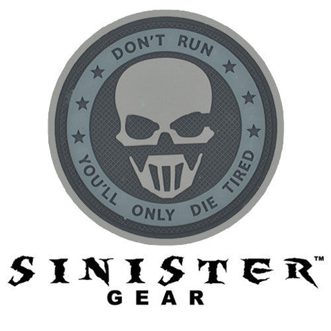 Sinister Gear "GRAW" PVC Patch - Grey