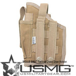 TAN MOLLE  Cross Draw Holster Right Hand Small