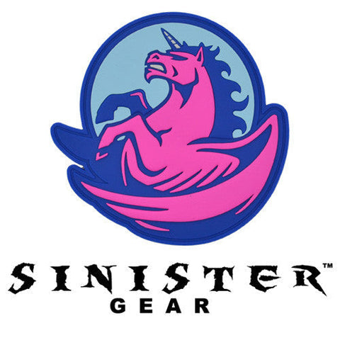 Sinister Gear "Pegasus" PVC Patch - Pink