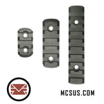 Picatinny Rail For M-LOK Handguard (Black) Option: 1.5 Inch, 2.5 Inch 4 Inch