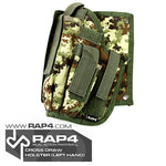 Cross Draw Pistol Holster (Italian Camo Left Hand - Large) for Strikeforce/ Tactical Ten Vest (Clearance Item)