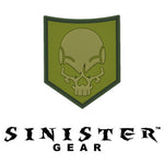 Sinister Gear "SOF Skull" PVC Patch - Green