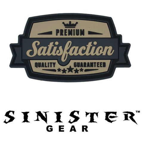 Sinister Gear "Satisfaction" PVC Patch - Light