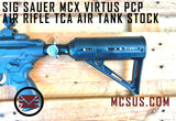 Cam Lever Lock TCA  13ci Air Tank Buttstock For Sig Sauer MCX Virtus Air Rifle (Option To Add Air Tank)