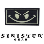 Sinister Gear "Smile" PVC Patch - SWAT (Glows in the Dark)