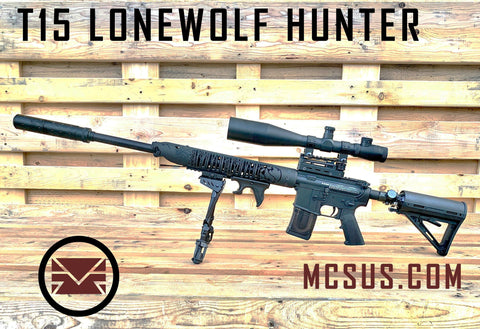 Custom T15 LoneWolf Hunter Custom Paintball Gun