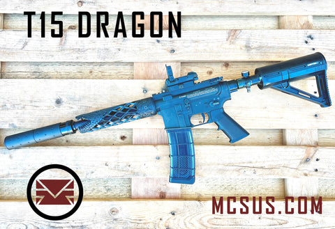 Custom T15 Dragon Custom Paintball Gun