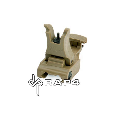 Tan Tactical Flip Up Sight (Front)