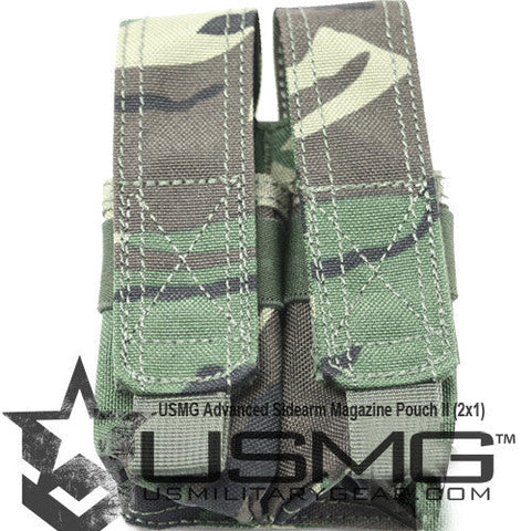 MOLLE Double Advanced Sidearm Magazine Pouch (British DPM) Clearance Item