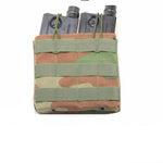 MOLLE Double M4\M16 Magazine Pouch (Woodland)