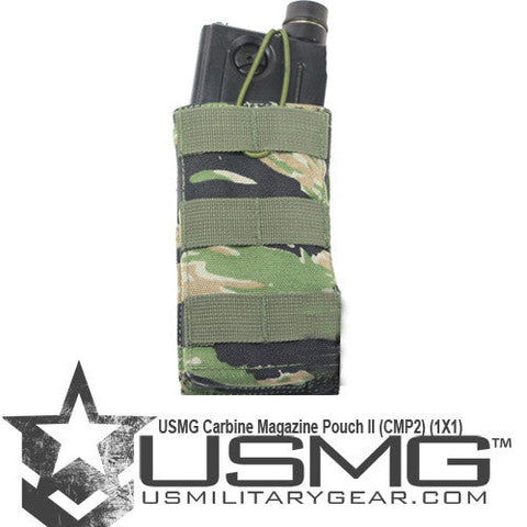 MOLLE Single M4 DMAG & Helix Magazine Pouch (Tiger Stripe)