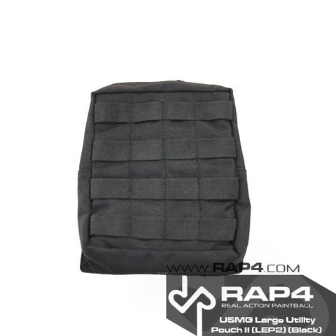 MOLLE Large Multi-Use Zipper Utility Pouch (Black)