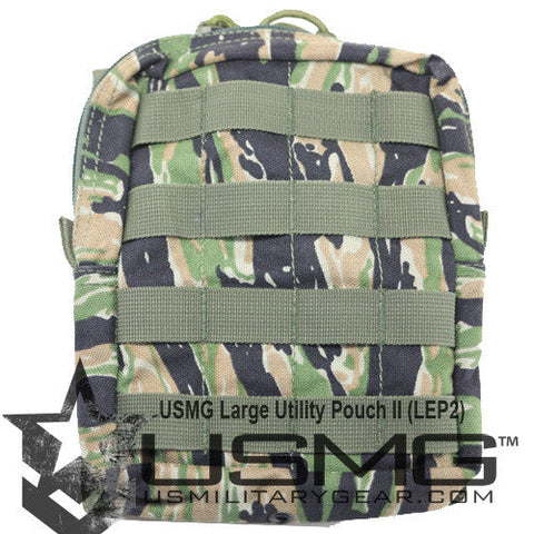 MOLLE Large Multi-Use Zipper Utility Pouch (Tiger Stripe)