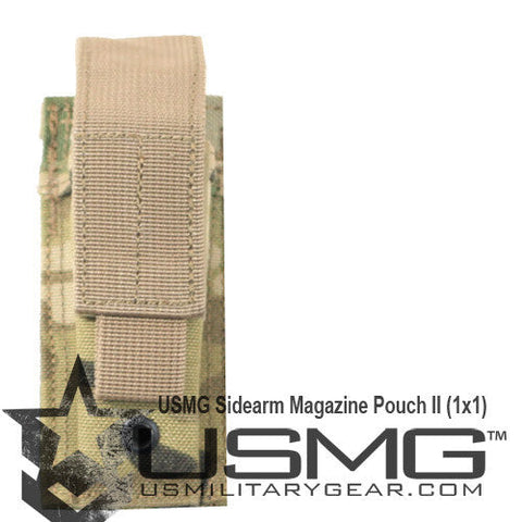 MOLLE Single Sidearm Magazine Pouch (Eight Color Desert) Clearance Item