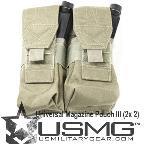 TAN MOLLE  Double Universal Magazine Pouch