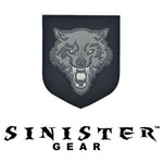 Sinister Gear "Wolf" PVC Patch - Grey