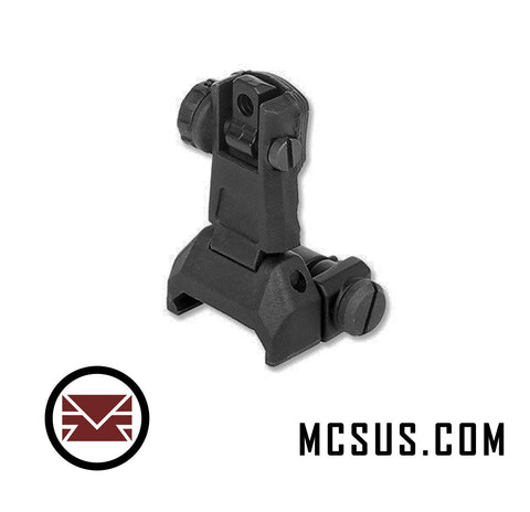 Alpha Low Profile Tactical Flip Up Sights (Rear)