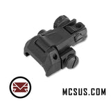 Alpha Low Profile Tactical Flip Up Sights (Rear)