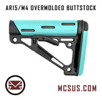 AR15/M4 OverMolded Mil-Spec Buffer Carbine Buttstock