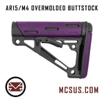 AR15/M4 OverMolded Mil-Spec Buffer Carbine Buttstock