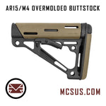 AR15/M4 OverMolded Mil-Spec Buffer Carbine Buttstock