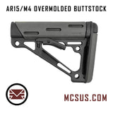 Solid Remote Adapter With AR15/M4 OverMolded Mil-Spec Buffer Carbine Buttstock (Universal)