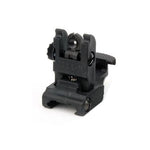 Black Tactical Flip Up Sight (Rear)