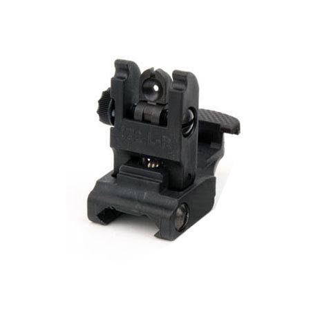 Black Tactical Flip Up Sight (Rear)