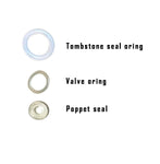 Bolt/Blizzard/Tornado/Storm/Vortex Valve Seal Kit (Braided hose version)