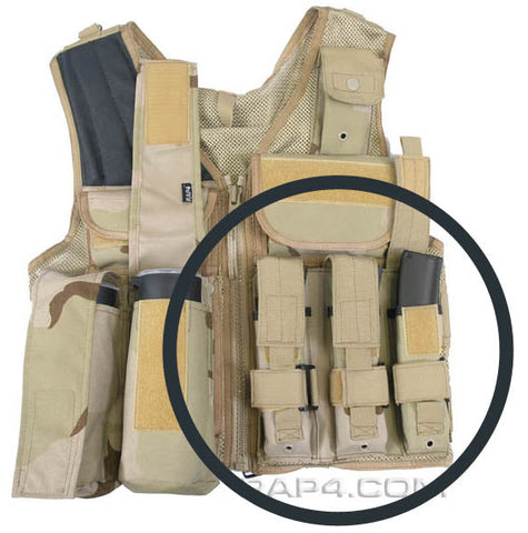 Triple SMG Magazine Pouch for Strikeforce/Tactical Ten Vest (Clearance Item)