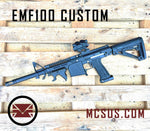 EMF100 MG100 OverMolded Carbine Buttstock With Mil-Spec Buffer Tube and Adapter