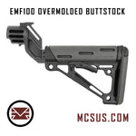 EMF100 MG100 Drop Down OverMolded Carbine Buttstock