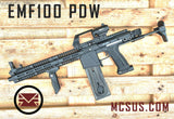 EMF100 MG100 Paintball Gun Custom PDW Buttstock