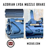 LVOA ADJUSTAbLE MUZZLE Brake (22mm muzzle threads)