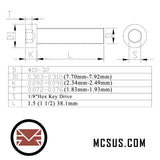 #10-32 x 1 1/2" Fine Thread Socket Low Head Cap Screw Alloy Steel Black Oxide (Pack of 10 Screws)