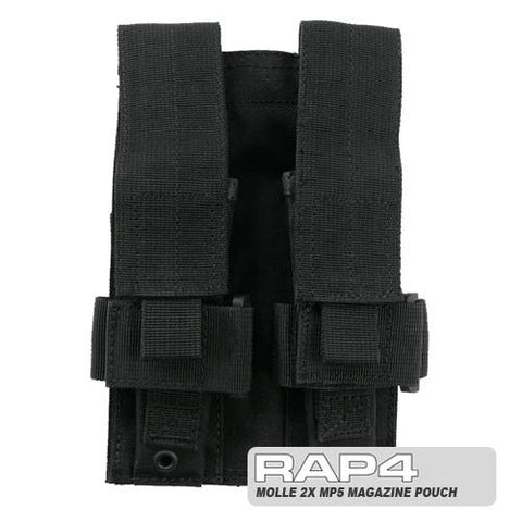 BLACK MOLLE Double MP5 Magazine Pouch