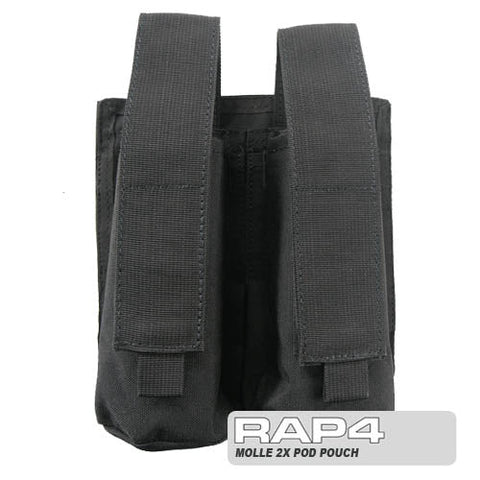 BLACK MOLLE  Double Pod Pouch