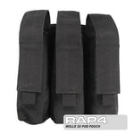 BLACK MOLLE  Triple Pod Pouch