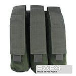 OLIVE DRAB MOLLE Triple Pod Pouch