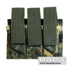 Pistol Magazine Pouch for Strikeforce/Tactical Ten Vest (German Flecktarn) Clearance Item