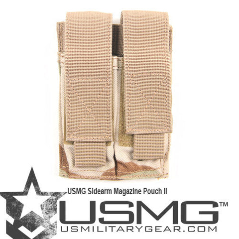 MOLLE Double Sidearm Magazine Pouch (Desert Digital) Clearance Item