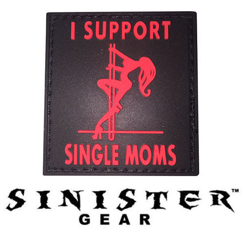 Sinister Gear "Single Moms" PVC Patch - Dark