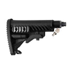 Solid Remote Line Adapter & M4 Ribcage Buttstock Kit (Black)