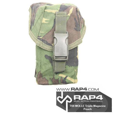 MOLLE Triple M4 DMAG & Helix Magazine Pouch (British DPM) (Clearance Item)